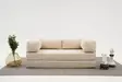 3-sits soffa Atelier del Sofa Comfort Cream Chenille 190x95x75 cm - Soffor - 8684283436279 - 2