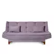 3-sits bäddsoffa Atelier del Sofa Kelebek Grå Tyg 190x85x90 cm - Bäddsoffor - 8681875323689 - 1