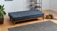 3-sits bäddsoffa Atelier del Sofa Fuoco Mörkblå Linne 180x80x78 cm - Bäddsoffor - 8681875323849 - 5