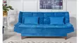 3-sits bäddsoffa Atelier del Sofa Kelebek Mörkblå Tyg 190x85x90 cm - Bäddsoffor - 8681875598179 - 3