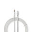 Lightning Adapter | Apple Lightning, 8-stifts | 3.5 mm Hane | Guldplaterad | 1.00 m | Rund | Nylon | Kartong med täckt fönster - Blixtkablar - 5412810313099 - 2