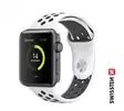 Apple Watch-armband | Platinum/Svart | 42-49 mm | Silikon | Swissten - Smartklockor och aktivitetsmätare - 8595217485099 - 1