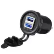 Latausportti USB py=C3=B6re=C3=A4 2x3.1A 12/24V - Andra biltelektrotillbehör - 6438014270869 - 1