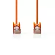 CAT5e nätverkskabel | SF/UTP | RJ45 hane | RJ45 hane | 7.50 m | Rund | PVC | Orange | Plastpåse - Dator och nätverk - 5412810276219 - 10