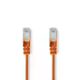 CAT5e nätverkskabel | SF/UTP | RJ45 hane | RJ45 hane | 7.50 m | Rund | PVC | Orange | Plastpåse - Dator och nätverk - 5412810276219 - 1