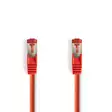 CAT6 Nätverkskabel | RJ45 hane | RJ45 hane | S/FTP | 1.50 m | Rund | LSZH | Röd | Kuvert - Dator och nätverk - 5412810278169 - 1