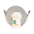 CAT6 Nätverkskabel | RJ45 hane | RJ45 hane | SF/UTP | 10.0 m | Rund | PVC | Grå | Label - Dator och nätverk - 5412810428199 - 66
