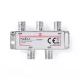 CATV Splitter | 5 - 1000 MHz | inkopplingsförlust: 8.0 dB | Antal utgångar: 4 | 75 Ohm | Zinc Alloy - Tillbehör - 5412810298419 - 1