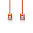 CAT5e nätverkskabel | SF/UTP | RJ45 hane | RJ45 hane | 7.50 m | Rund | PVC | Orange | Plastpåse - Dator och nätverk - 5412810276219 - 2
