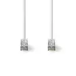 Cat 8.1 nätverkskabel | S/FTP | RJ45 hane | RJ45 hane | 0.25 m | Rund | LSZH | Vit | Kuvert - Dator och nätverk - 5412810319619 - 10