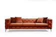 3-sits soffa Atelier del Sofa Como Orange Polyester 237x90x73 cm - Soffor - 8683342529099 - 3