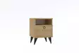 Sängbord Hanah Home Barlo Safir Spånskiva 40x50x40 cm - Nattduksbord - 8681875809329 - 3