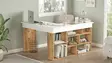 Skrivbord Hanah Home Ct5 Aw Furu Vit Spånskiva 129x72x120 cm - Skrivbord - 8683342403689 - 5