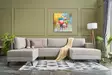 Hörnbäddsoffa Atelier del Sofa Efsun Cream Polyester Linne 300x202x78 cm - Soffor - 8682870658929 - 1