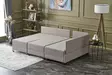 Hörnbäddsoffa Atelier del Sofa Fly Right Cream Bomull Och Polyester 210x280x70 cm - Soffor - 8682870926769 - 3