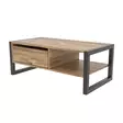 Soffbord Hanah Home Haldizen Furu Svart Spånskiva Metall 105x40x55 cm - Soffbord - 8681875826319 - 6