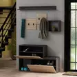 Hallmöbel Hanah Home Holdon Antracit Ek Spånskiva 120x76x17 cm - Hallskåp - 8681181806449 - 2