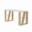 Skrivbord Hanah Home Honey Vit Ek Spånskiva 140x75x60 cm - Skrivbord - 8681875277029 - 2