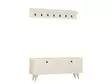 Hallmöbel Hanah Home Rupa Vit Spånskiva 113x48,5x35 cm - Möbler - 8683342460729 - 4