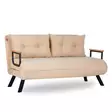 2-sits bäddsoffa Atelier del Sofa Sando Cream Polyester 175x133x81 cm - Bäddsoffor - 8683342388849 - 2