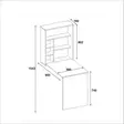 Skrivbord Hanah Home Sedir Vit Spånskiva 59x74x90 cm - Skrivbord - 8681875796209 - 4