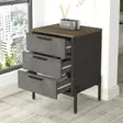 Byrå Hanah Home Vs3 Cga Brun Grå Antracit Spånskiva 54x70x44,5 cm - Möbler - 8683342510899 - 4
