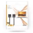 DVI-kabel | DVI-D 24+1-Pin Hane | DVI-D 24+1-Pin Hane | 2560x1600 | Nickelplaterad | 10.0 m | Rak | PVC | Svart | Kuvert - Dator och nätverk - 5412810327799 - 66