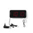 Digital klockradio | LED | 1x 3.5 mm Audio Input | Tidsprojektion | AM / FM | Snooze-funktion | Sov timer | Antal alarm: 2 | Svart - Klockor - 5412810274109 - 14