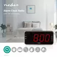 Digital klockradio | LED | 1x 3.5 mm Audio Input | Tidsprojektion | AM / FM | Snooze-funktion | Sov timer | Antal alarm: 2 | Svart - Klockor - 5412810274109 - 5