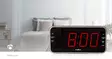 Digital klockradio | LED | 1x 3.5 mm Audio Input | Tidsprojektion | AM / FM | Snooze-funktion | Sov timer | Antal alarm: 2 | Svart - Klockor - 5412810274109 - 90