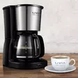 Kahvinkeitin 1,25 L SAMO musta Livia - Kaffebryggare och vattenkokare - 6438151019079 - 4