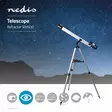 Teleskop | Bländare: 50 mm | Brännvidd: 600 mm | Finderscope: 5 x 24 | Maximal arbetshöjd: 125 cm | Tripod | Svart / Vit - Kikare och teleskop - 5412810330959 - 5