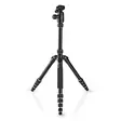 Stativ | Maximal lastkapacitet: 3.0 kg | Minsta arbetshöjd: 17.5 cm | Maximal arbetshöjd: 145.0 cm | 3 Segment | Bollhuvud | Resväska ingår | Vändbar mittsektion | ABS / Aluminium | Svart - Kamerastativ - 5412810292509 - 1