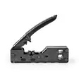 Crimp pliers | CAT5 / CAT5e / CAT6 / CAT6a / CAT7 / RJ12 | Skärande / Tång | ABS / Stål | Svart - Kabelverktyg - 5412810333639 - 16