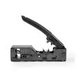 Crimp pliers | CAT5 / CAT5e / CAT6 / CAT6a / CAT7 / RJ12 | Skärande / Tång | ABS / Stål | Svart - Kabelverktyg - 5412810333639 - 26