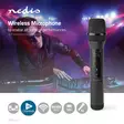 Trådlöst Mikrofon Set | 20 Kanaler | 1 mikrofon | Kardioid | 70 Hz - 13 kHz | 1000 Ohm | -95 dB | Volymkontroll | Svart - Mikrofoner och karaokemaskiner - 5412810330829 - 5