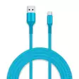 Latauskaapeli USB A-MICRO USB turkoosi - Micro-USB-kablar - 6438151019819 - 1