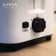 Leiv=C3=A4npaahdin valkoinen 700w Livia - Smörgåsgrillar och brödrostar - 6438151018959 - 3