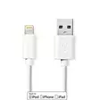 Lightning Kabel | USB 2.0 | Apple Lightning, 8-stifts | USB-A Hane | 480 Mbps | Nickelplaterad | 2.00 m | Rund | PVC | Vit | Låda - Blixtkablar - 5412810288779 - 1