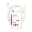 Lightning Kabel | USB 2.0 | Apple Lightning, 8-stifts | USB-A Hane | 480 Mbps | Nickelplaterad | 3.00 m | Rund | PVC | Vit | Label - Nedis produkter - 5412810421039 - 66