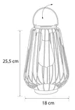 Lyhtyvalaisin Venus Solar K. 25,5 cm - Solcellslampor - 6435200285799 - 2