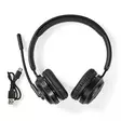PC headset | On-Ear | Stereo | Bluetooth | Vikbara Mikrofon | Svart - Nedis produkter - 5412810418589 - 75