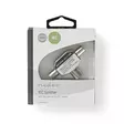 Satellite & Antenn Adapter | 2x Coax Hane | IEC (Koax) Hona | Nickelplaterad | 75 Ohm | T-Splitter | Metall | Vit | 1 st. | Låda - Antennkontakter och adaptrar - 5412810265619 - 66