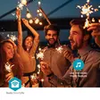SmartLife Dekorativa Lampor | Festljus | Wi-Fi | Varm Vit | 10 LED's | 9.00 m | Android | Glödlampediameter: 45 mm - Dekorationsljus - 5412810417339 - 54