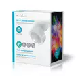 SmartLife Smartrörelsesensor | Batteridriven / Strömadapter | Detektorvinkel: 120 ° | Detekteringsräckvidd: 10.0 m | Vit - Larm och sensorer - 5412810269969 - 67