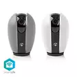 SmartLife Inomhus Kamera | Wi-Fi | HD 720p | Panorera lutning | microSD (ingår inte) / Molnlagring (tillval) | Med rörelsesensor | Nattsikt | Grå / Vit - Inomhuskameror - 5412810290109 - 1