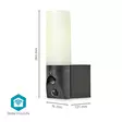 SmartLife Utomhus Kamera | Omgivande ljus | Full HD 1080p | Panorera lutning | IP65 | microSD (ingår inte) / Molnlagring (tillval) / Onvif | 100 - 240 V AC | Med rörelsesensor | Nattsikt | Svart - Utomhuskameror - 5412810414109 - 55