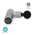 SmartLife Sportmassage Pistol | Accu Powered | Uppladdningsbar | 5 Massagelägen | Dragsko / Koniskt huvud / Platt huvud / Sfäriskt huvud / U-formad huvud | Mörkgrå - Muskelavslappnare och massage - 5412810447329 - 53