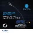 Streaming- och Spelmikrofon | Apparat: Notebook / Skrivbord | USB | Audio / video / dataanslutningar utgång: 1x 3.5 mm Audio Out | På / av-knapp | Hörlursuttag - Spelprodukter - 5412810323739 - 53