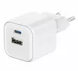 Nätadapter 12W 1x USB-C + 1x USB-A - Nätladdare - 8595217485549 - 1